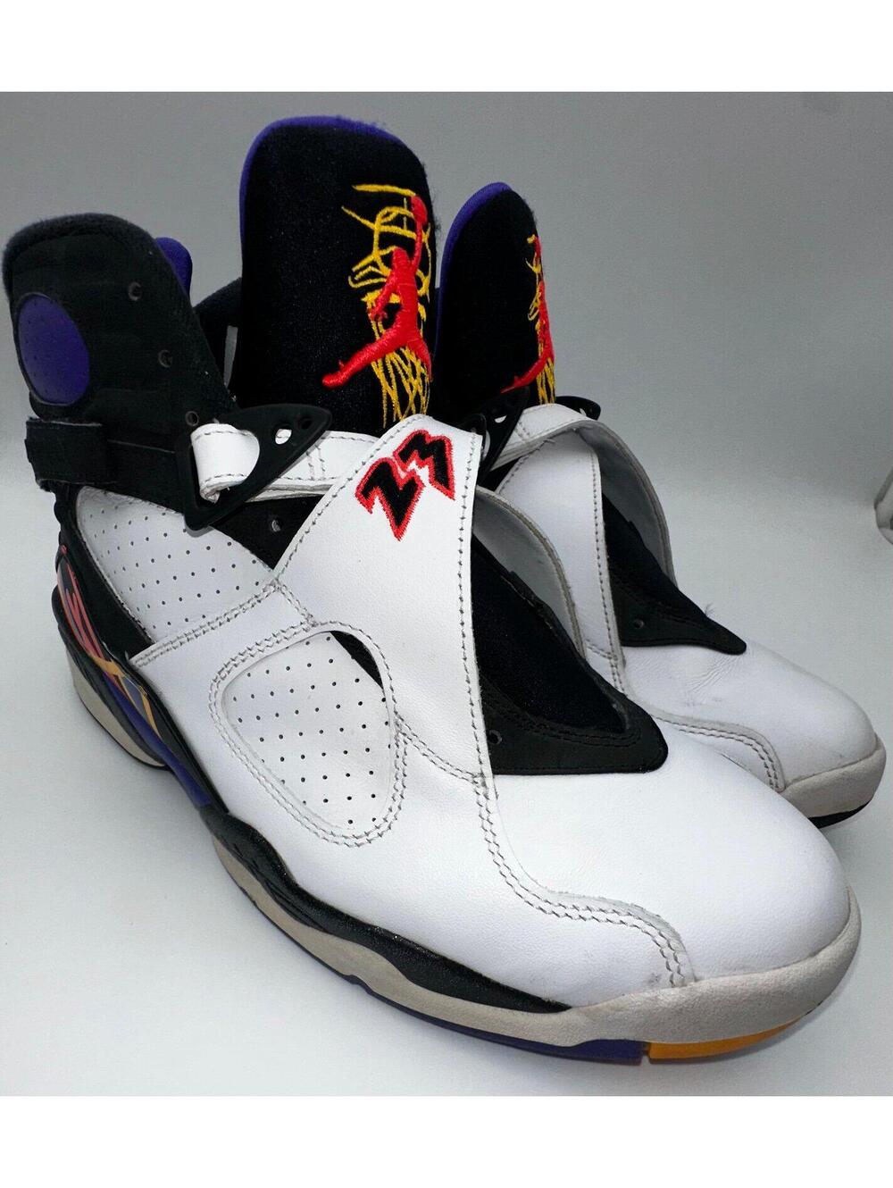Nike Air Jordan 8 Three Peat Men's US Size 8 305381-142